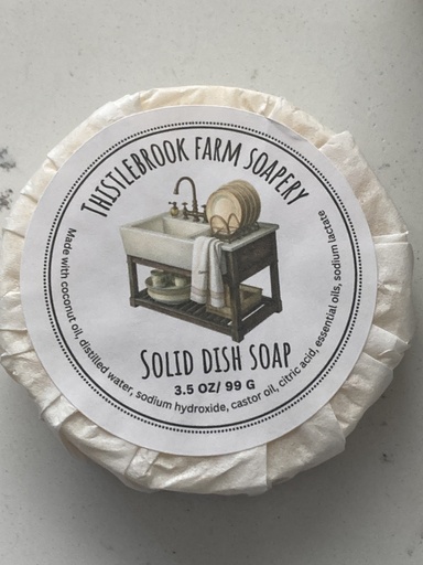 Solid Dish Soap Refill
