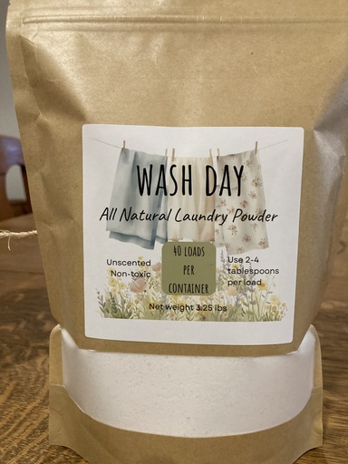 Wash Day All-Natural Laundry Powder